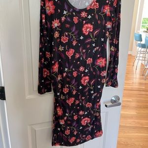Old Navy midi form fitting, but soft and stretchy, dress